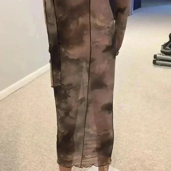 Blanc clothing sheer midi dress - Picture 7 of 10